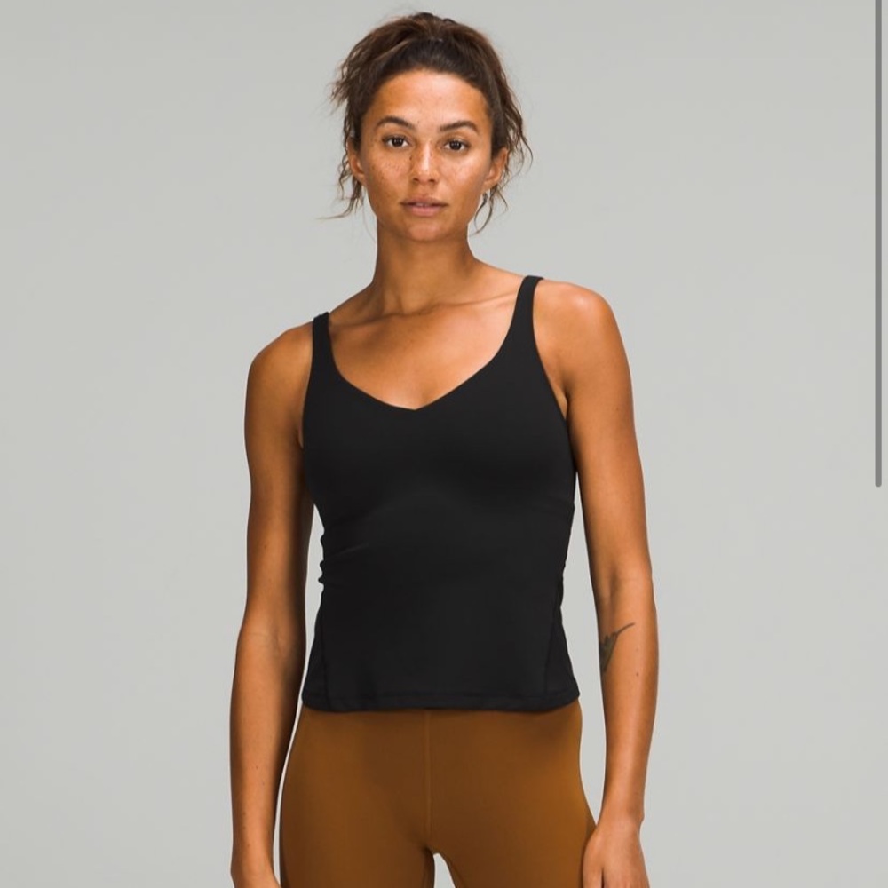 Lululemon Align Waist-Length Tank (black)